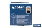 Rociador de ducha de alta presión con acabado en negro | Incluye filtro de 15 etapas | Rotación 360° | Fácil instalación y ahorro de agua - Cofan