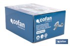 Grifo monomando para bañera con acabado cromado | Incluye cartucho cerámico de 40 mm | Gama Évian - Cofan
