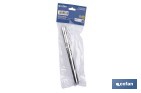 Tubo alargador de ducha de acero inoxidable | Diámetro exterior: Ø24 mm | Disponible en diferentes acabados y longitudes - Cofan