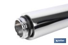 Tubo alargador de ducha de acero inoxidable | Diámetro exterior: Ø24 mm | Disponible en diferentes acabados y longitudes - Cofan