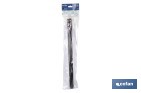 Tubo alargador de ducha de acero inoxidable | Diámetro exterior: Ø24 mm | Disponible en diferentes acabados y longitudes - Cofan