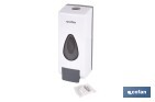 Soap dispenser | Capacity: 600ml | Material: durable ABS | Suitable for commercial use | Available in two different colours - Cofan