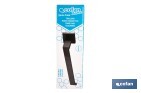 Toallero de baño negro mate | Material: acero inoxidable | Diseño cuadrado | Kit de fijación incluido | Medidas: 27 x 8 x 5,5 cm - Cofan