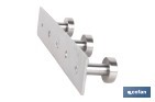 Perchero de pared | Material: acero inoxidable 304 | Acabado: satinado | Disponible con diferentes colgadores - Cofan