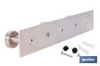 Perchero de pared | Material: acero inoxidable 304 | Acabado: satinado | Disponible con diferentes colgadores - Cofan
