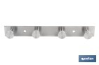 Perchero de pared | Material: acero inoxidable 304 | Acabado: satinado | Disponible con diferentes colgadores - Cofan