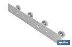 Perchero de pared | Material: acero inoxidable 304 | Acabado: satinado | Disponible con diferentes colgadores - Cofan