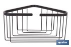  Corner Shower Basket | Corner-Piece | 304 Stainless Steel - Cofan