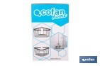  Corner Shower Basket | Corner-Piece | 304 Stainless Steel - Cofan