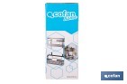 Cesta de ducha doble para baño | Organizador daño con fijación a pared | Disponible en 2 acabados - Cofan