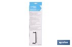 Toallero para mueble de baño con longitud de 36 cm. Dos acabados diferentes. - Cofan