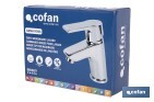 Single-handle basin tap | Ross Model | Brass | Size: 13 x 11 x 4.5cm - Cofan
