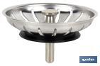 SINK STRAINER PLUG | 304 STAINLESS STEEL | KANDY MODEL | UNIVERSAL STRAINER PLUG