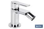 Single-Handle Bidet Mixer Tap | Size: 25mm | Matheson Model | Brass with Chrome-Plated Finish - Cofan