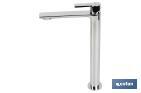 High Rise Mixer Tap | Single-Handle Tap | Size: 25mm | Matheson Model | Brass with Chrome-Plated Finish - Cofan