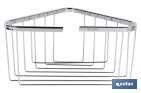  Panier de Salle de Bain | D'Angle | Fabriqué en Acier Inoxydable 304 - Cofan