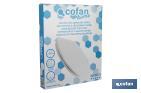 Toilet seat | With quick release button | Oval shape | Material: polypropylene | Soft and noiseless close - Cofan