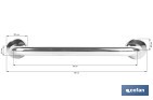 Barra de Apoyo Recta | Material: Acero Inoxidable 304 | Diferentes Medidas - Cofan