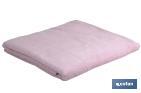 Conjunto de 3 toalhas de cor rosa claro com 580 g/m2 | Gama Flor | Conjunto de toalhas 100% algodão - Cofan