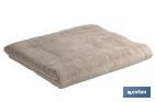 Lot de 3 serviettes de couleur beige avec 580 g/m2 | Gamme Abisinia | Lot de serviettes 100 % coton - Cofan