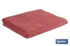 Set of 3 coral-coloured bath towels with 580g/m2 | Jamaica range | Set of bath towels made of 100% cotton - Cofan