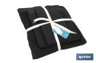 CONJUNTO DE 3 TOALHAS DE COR PRETA 580 G/M2 | GAMA BRILLANTE | CONJUNTO DE TOALHAS 100% ALGODÃO