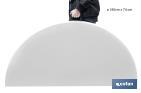 Mesa redonda dobrável de cor branca | Peso máximo: 150 kg | Adequada para 10 pessoas | Dimensões: Ø180 x 74 cm  - Cofan