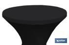 Cobertura de Mesa Bar | Cor Branco, Preto ou Vermelho | Toalha de mesa elasticos de licra para mesa de coquetel - Cofan