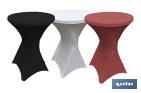 COBERTURA DE MESA BAR | COR BRANCO, PRETO OU VERMELHO | TOALHA DE MESA ELASTICOS DE LICRA PARA MESA DE COQUETEL