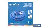 Manguera Autoflotante para Piscina Azul | Con Ø 3,8 cm de diámetro y 12 metros | Con 2 terminales - Cofan