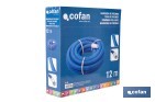 Manguera Autoflotante para Piscina Azul | Con Ø 3,8 cm de diámetro y 12 metros | Con 2 terminales - Cofan