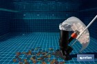 Aspirador de piscina con pértiga de 120 cm | Ideal para una limpieza impecable - Cofan