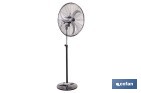 Ventilador de pie industrial con 3 velocidades | 3 aspas de aluminio, función de oscilación | Disponible en diferentes medidas y potencias - Cofan