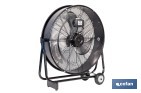 Ventilador industrial de suelo con 3 aspas | Potente motor con varias velocidades | Disponible en diferentes medidas y potencias - Cofan