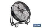 Ventilador industrial de suelo con 3 aspas | Potente motor con varias velocidades | Disponible en diferentes medidas y potencias - Cofan