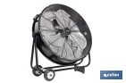 Ventilador industrial de suelo con 3 aspas | Potente motor con varias velocidades | Disponible en diferentes medidas y potencias - Cofan