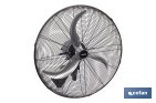 Ventilador de pared industrial con 3 velocidades | 3 aspas de aluminio, función de oscilación | Disponible en diferentes medidas y potencias - Cofan