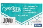 Cesta para pinzas de ropa con colgador | Almacenamiento para colada | Disponible en diferentes colores - Cofan