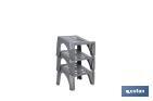 Stackable shoe racks | Colour: grey | Maximum storage space - Cofan