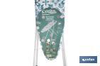 Tabla de planchar | 3 posiciones regulables | Compacta y ajustable | Patas antideslizantes | Medidas: 110 x 32 cm - Cofan