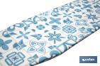 Tabla de planchar | 3 posiciones regulables | Compacta y ajustable | Patas antideslizantes | Medidas: 110 x 32 cm - Cofan