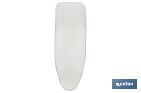 Funda acolchada para tabla de planchar | Color: gris metalizado | Material: 100 % algodón | Refleja el vapor | Disponible en dos medidas diferentes - Cofan