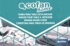 Funda acolchada para tabla de planchar | Color: gris metalizado | Material: 100 % algodón | Refleja el vapor | Disponible en dos medidas diferentes - Cofan