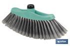 Tête de balai | Bloc en polypropylène | Fibres en PVC | Couleur : turquoise et gris | Dimensions : 34 x 8 x 15 cm - Cofan