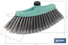 Tête de balai | Bloc en polypropylène | Fibres en PVC | Couleur : turquoise et gris | Dimensions : 34 x 8 x 15 cm - Cofan