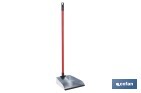PELLE À POUSSIÈRE EN MÉTAL | TÔLE GALVANISÉE | MANCHE FILETÉ INCLUS | DURABILITÉ ET NETTOYAGE PROFESSIONNEL | DIMENSIONS : 83 X 24 CM