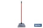 Pelle à poussière en métal | Tôle galvanisée | Manche fileté inclus | Durabilité et nettoyage professionnel | Dimensions : 83 x 24 cm - Cofan