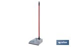 Pelle à poussière en métal | Tôle galvanisée | Manche fileté inclus | Durabilité et nettoyage professionnel | Dimensions : 83 x 24 cm - Cofan