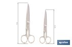 Tijeras de costura profesionales | Hojas de acero al carbono | Precisión y durabilidad en el corte de tejidos | Disponibles en diferentes medidas - Cofan