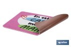 Felpudo entrada "En esta casa manda mamá" | Adecuado para interior y exterior | Material resistente | Base antideslizante | Medidas: 40 x 60 cm - Cofan